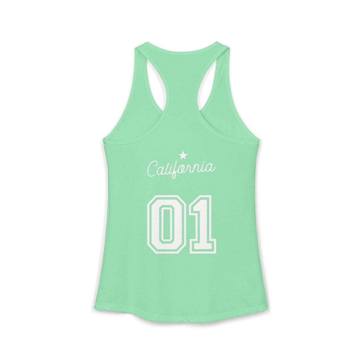 California Varsity Women's Ideal Racerback Tank Top - Chinchilla Choons